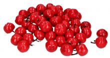 Dekorace umělá Jablíčka červené 2,5cm - 1ks