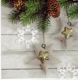 Ubrousek 33x33cm Vánoční stromeček k hobby tvorbě, dekoraci a na decoupage