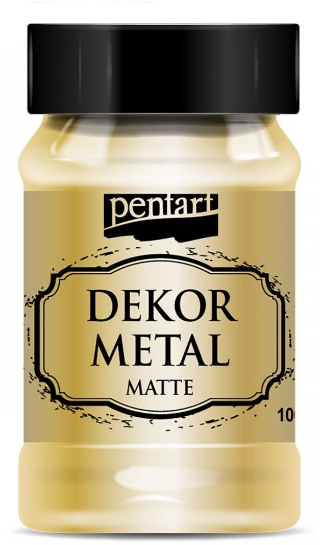 Barvy DEKOR METAL Pentart 100 ml - Zlatá