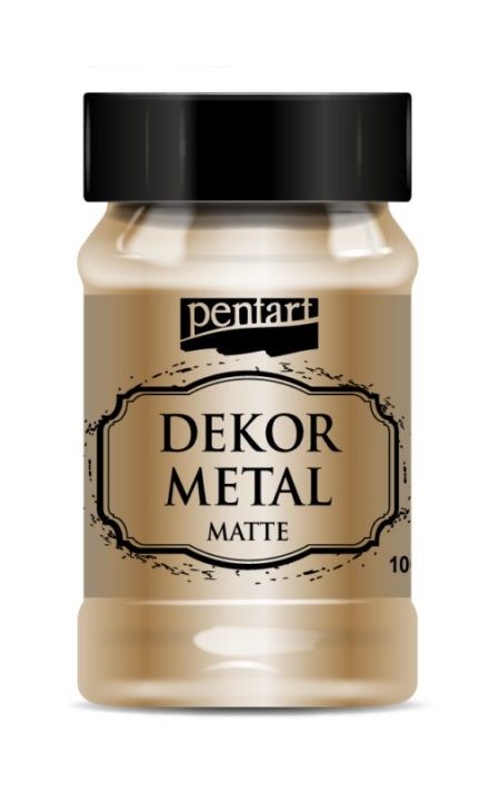 Barvy DEKOR METAL Pentart 100 ml - Bronzová