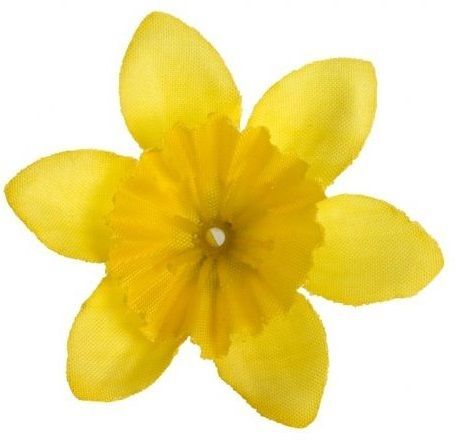 Dekorace květ Narcis 5cm - 1ks - Žlutý