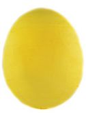 Vajíčko vatové 35x28 mm - žluté