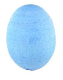 Vajíčko vatové barevné 20 x 18 mm - Modré