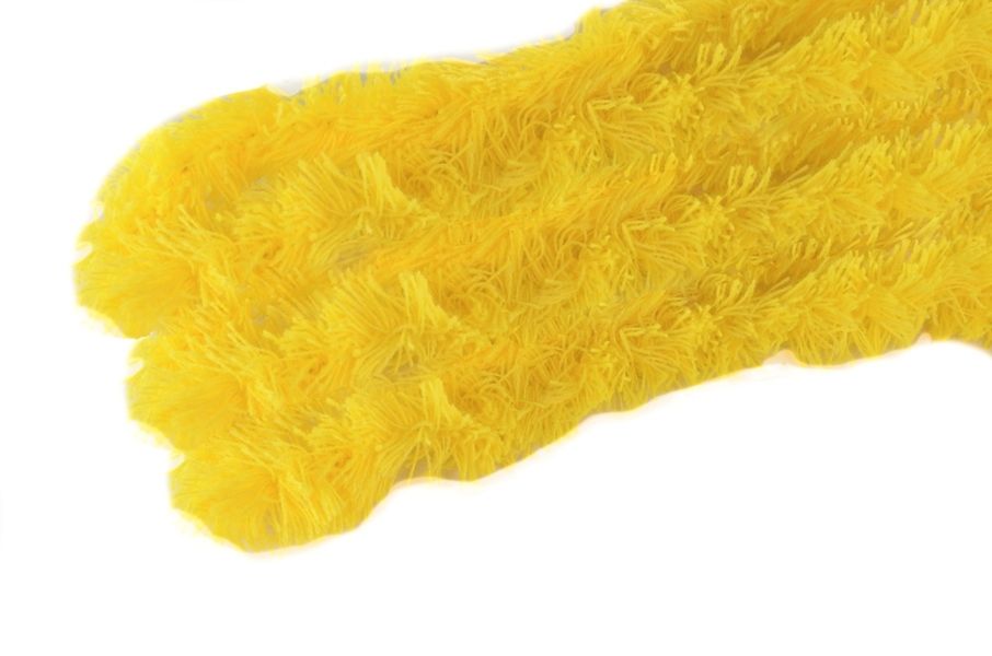 Chlupatý drátek bavlna na výrobu postaviček š.44mm - 50cm - Žlutá