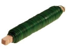 Drát na dřívku vázací zelený s PVC potahem 0,65mm - 33 m