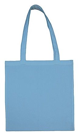 Textilní 100% bavlněná taška pevná 140g/m2 38x42cm - Sv.modrá
