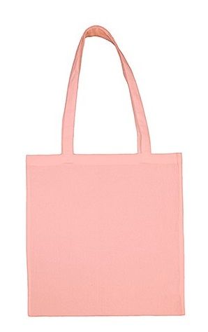 Textilní 100% bavlněná taška pevná 140g/m2 38x42cm - Růžová