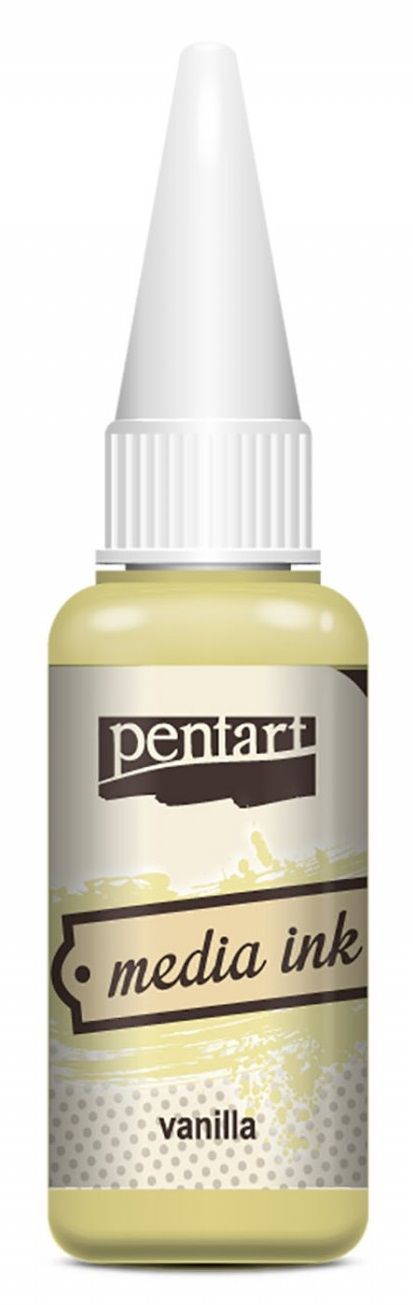 Alkoholový INKOUST media ink Pentart - 20ml - Vanilka