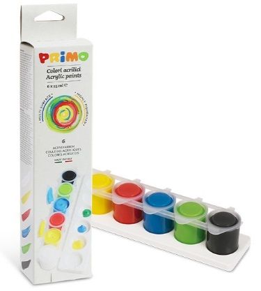Sada akrylových barev PRIMO v kelímku 6x25ml Morocolor