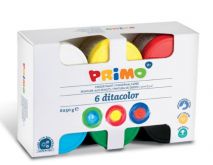 Sada prstových barev v kelímku PRIMO 6x50g