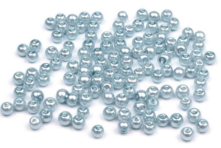 Skleněné voskované perly Ø4mm - 72ks