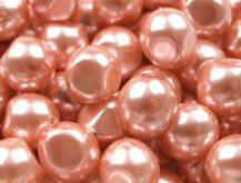 Voskované perly nugeta 13x15 mm - 1ks | meruňka