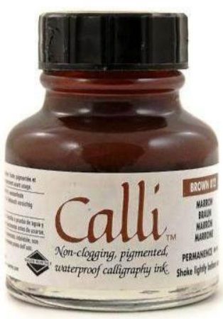 Kaligrafická tuž Calli 29,5ml - Brown Daler rowney