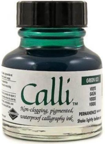 Kaligrafická tuž Calli 29,5ml - Green Daler rowney