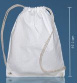 Bavlněný batůžek 140g/m2 37x46,5cm