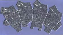 Dárková skládací TAŠTIČKA stříbrná PŘÍPITEK 3,5x4,5x2,5 cm
