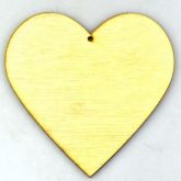 Dřevěný výsek maxi Srdce 20cm