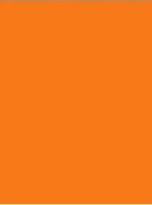 Barevný kreativní papír 300g/m2 A4 - 1ks - Oranžový