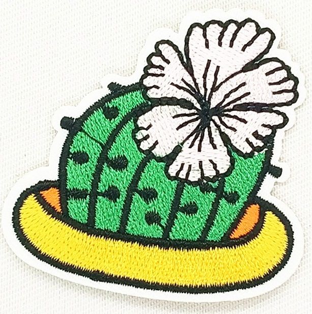 Nažehlovačka Kvetoucí kaktus 51x51mm - 1ks