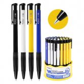 Pero kuličkové M&G 0,7mm Semi gel 1ks (modrá náplň) | Modrá, Žlutá
