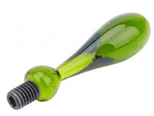 Náhradní rukojeť k pečetnímu razítku zelený Lampwork 73x18,5mm