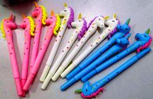 Gelové pero Jednorožec - 1ks | Bílé, Modré, Růžové
