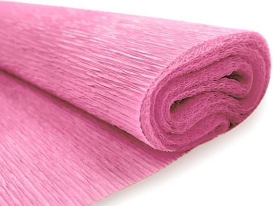 Krepový papír 200x50cm - Růžový