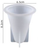 Plastová forma pro výrobu svíček  kužel 82x65mm