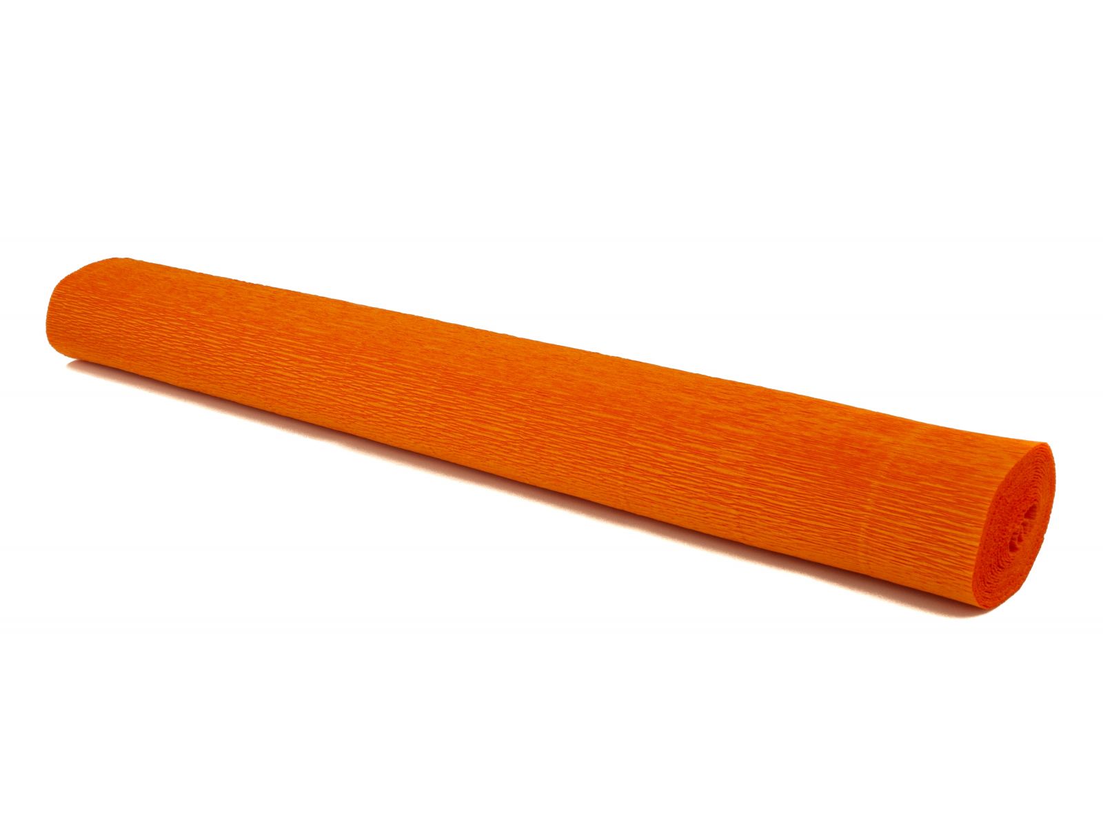 Krepový papír EXTRA pevný 180g, 50x200cm - k výrobě květů a jiné dekorace - Červený pomeranč