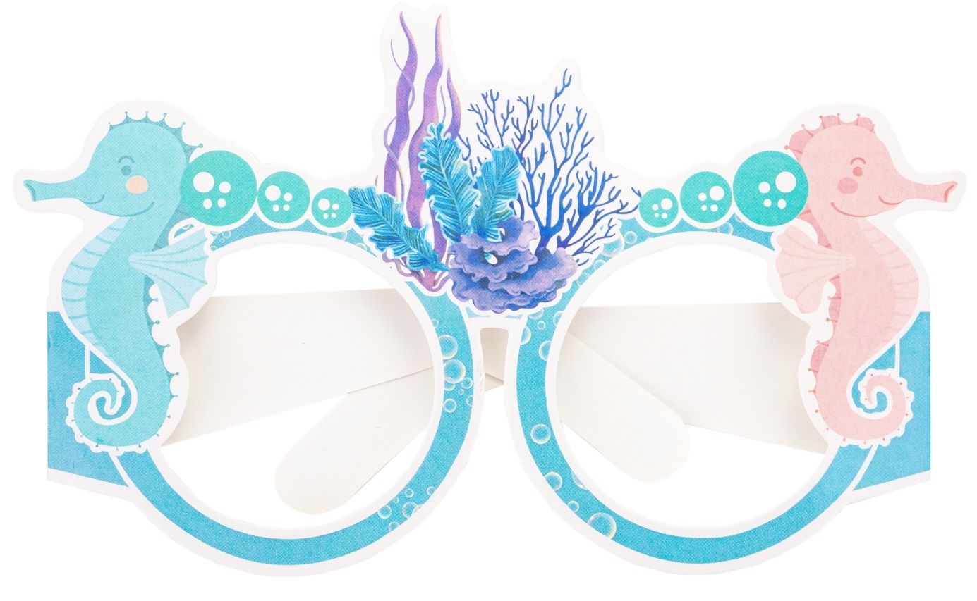 Karnevalové brýle - 6ks - Mořský koník