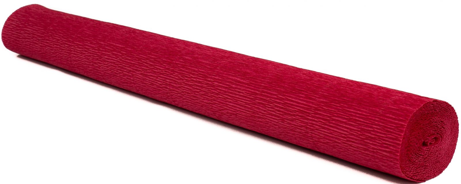 Krepový papír EXTRA pevný 180g, 50x200cm - k výrobě květů a jiné dekorace - Červený korál