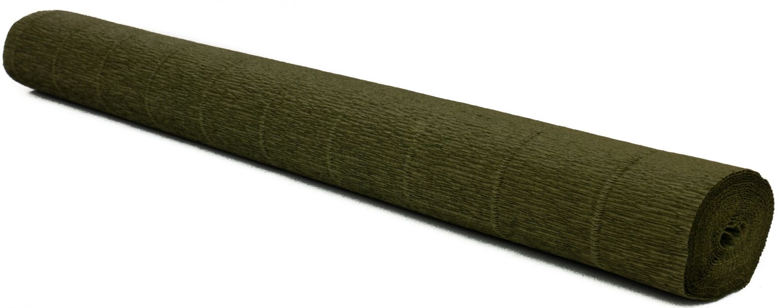 Krepový papír EXTRA pevný 180g, 50x200cm - k výrobě květů a jiné dekorace - Zelená oliva