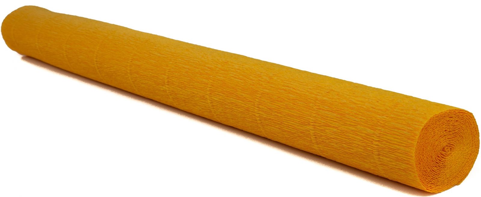 Krepový papír EXTRA pevný 180g, 50x200cm - k výrobě květů a jiné dekorace - Sluneční žlutá