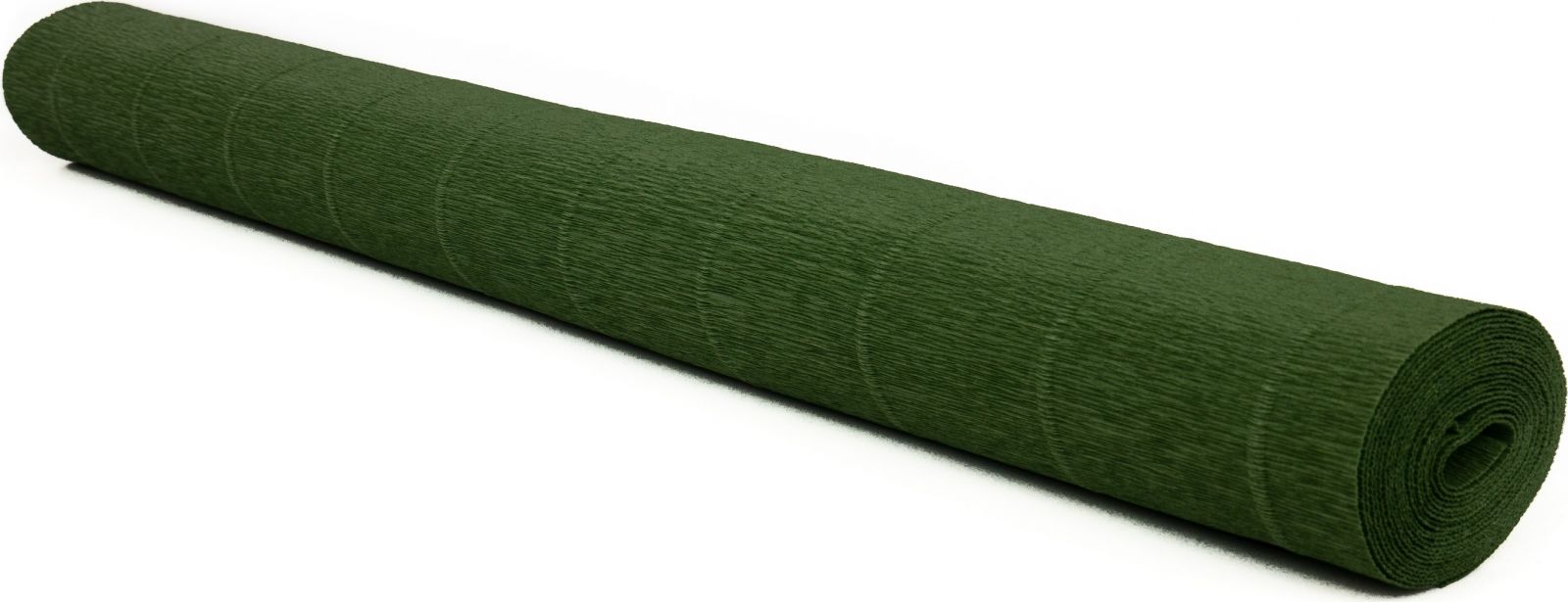 Krepový papír EXTRA pevný 180g, 50x200cm - k výrobě květů a jiné dekorace - Jedlová zelená