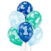 Nafukovací balonky Narozeniny 30cm - 6ks