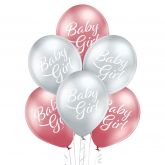 Nafukovací balonky perleťové Baby 30cm  - 6ks | Boy, Girl