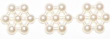 Perleťové korálky na šňůrce - 1,5m - Dvě řady perel