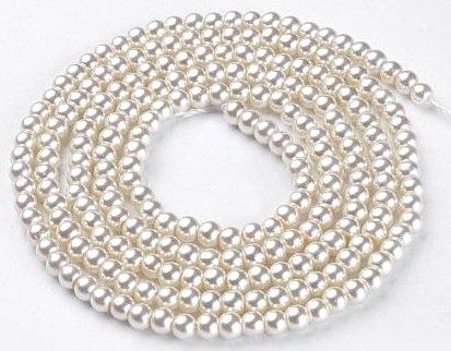 Skleněné voskované perly Ø3mm - 11g