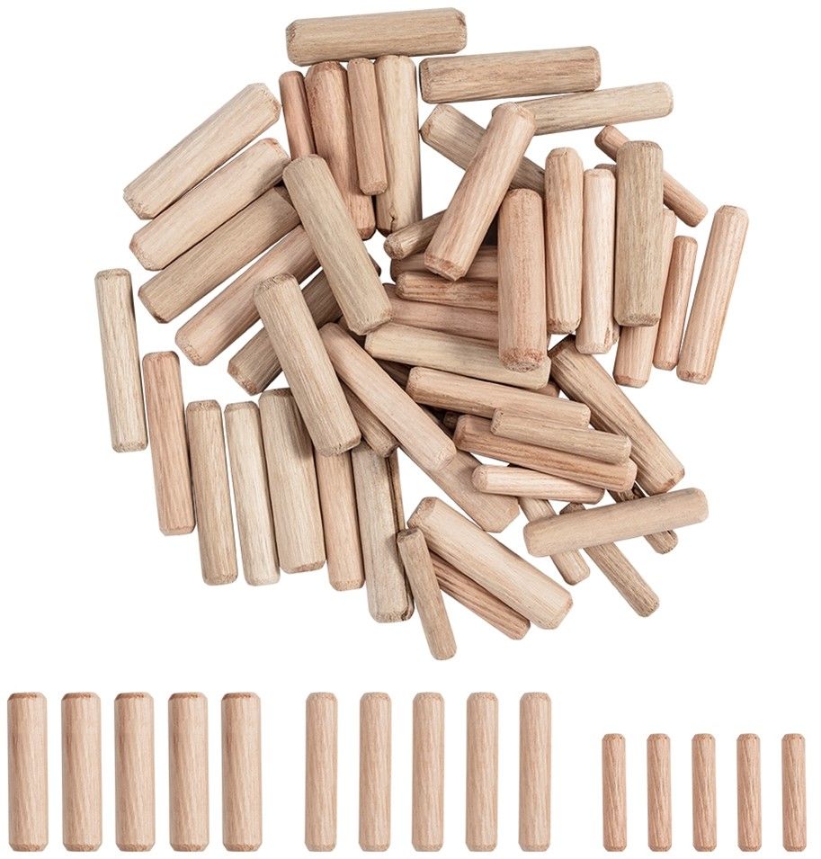 Dřevěné kolíky přírodní - 1ks - 40x10mm