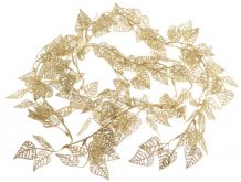 Dekorace Girlanda s glitry 180cm - 1ks - Zlatá