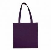 Textilní 100% bavlněná taška pevná 140g/m2 38x42cm - Tm.fialová
