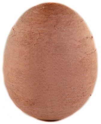 Vajíčko vatové 30 x 24 mm - Hnědé