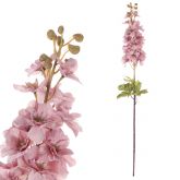 Dekorace umělá květ Ostrožka 87cm - 1ks - Růžová
