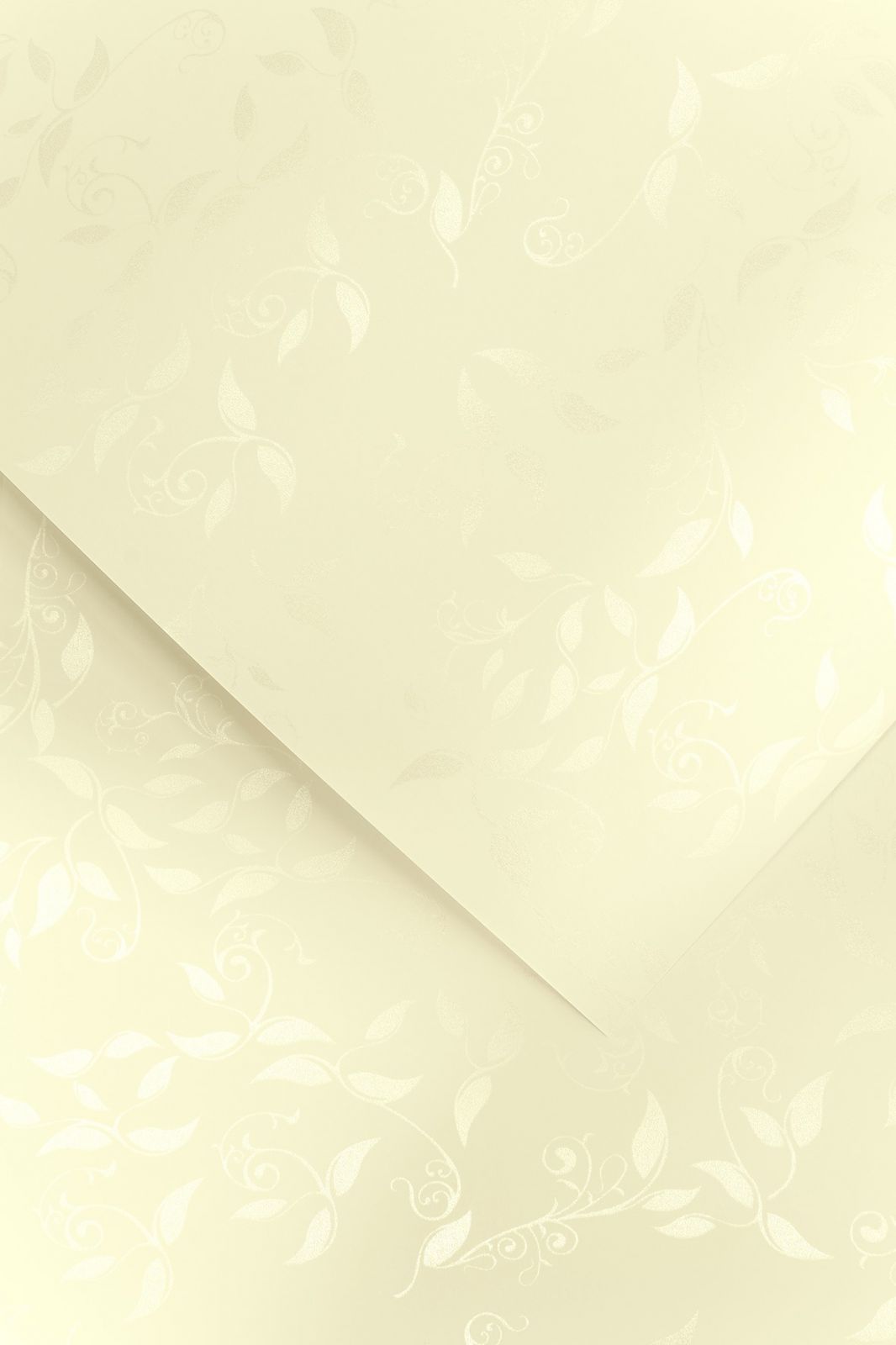 Kreativní oboustranný papír 230g/m2 Listy ivory 20x30cm - 1ks
