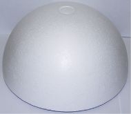 Polystyrenová koule dvoudílná DUTÁ 20cm