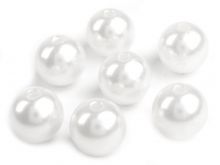 Korálky akryl imitace perly Glance 10mm - 22ks