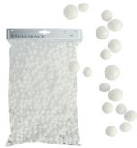 Kuličky z polystyrenu bílé 2mm - 38g