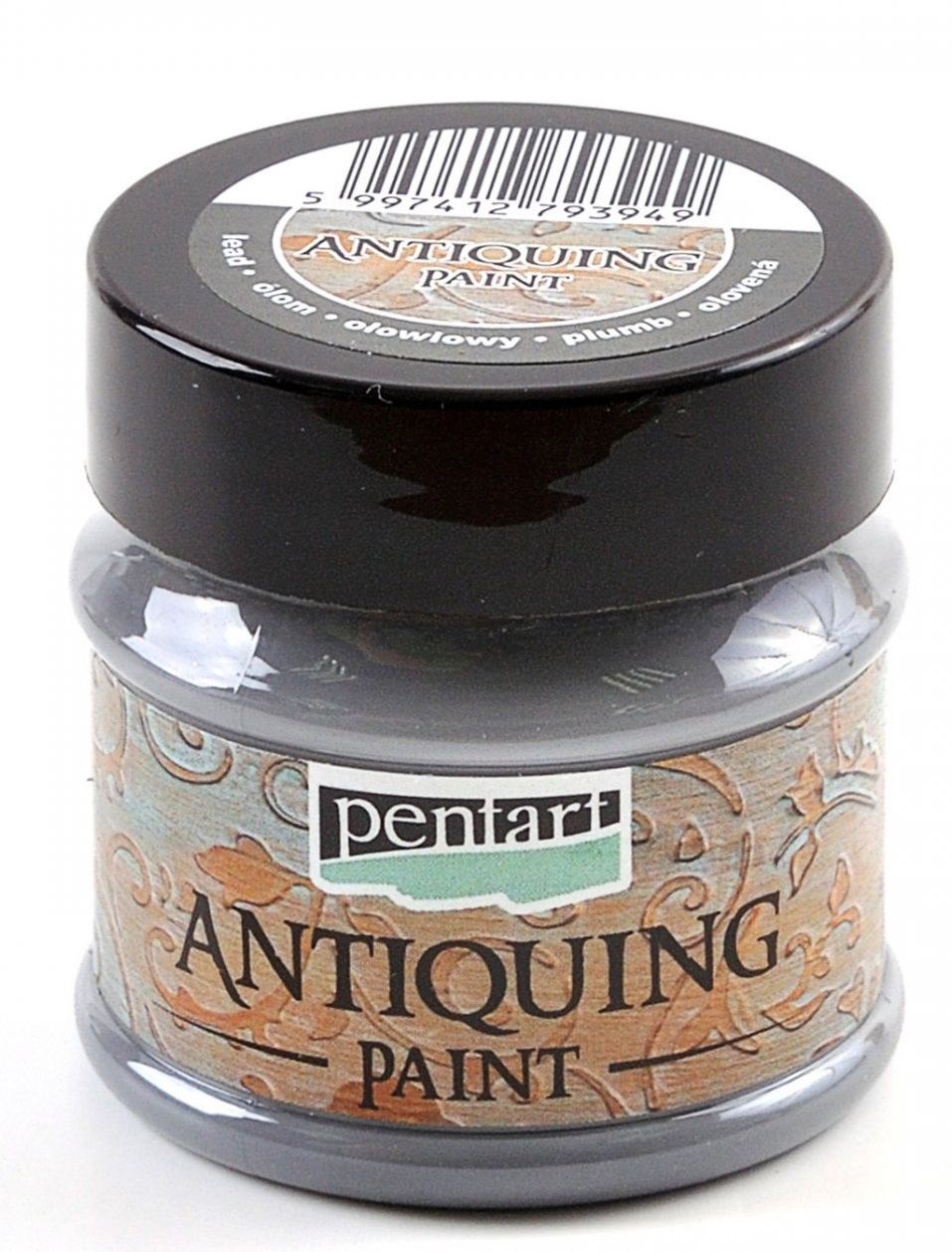 Patinovací /Antiquing pain/ barva PENTART 50 ml - Olovo D