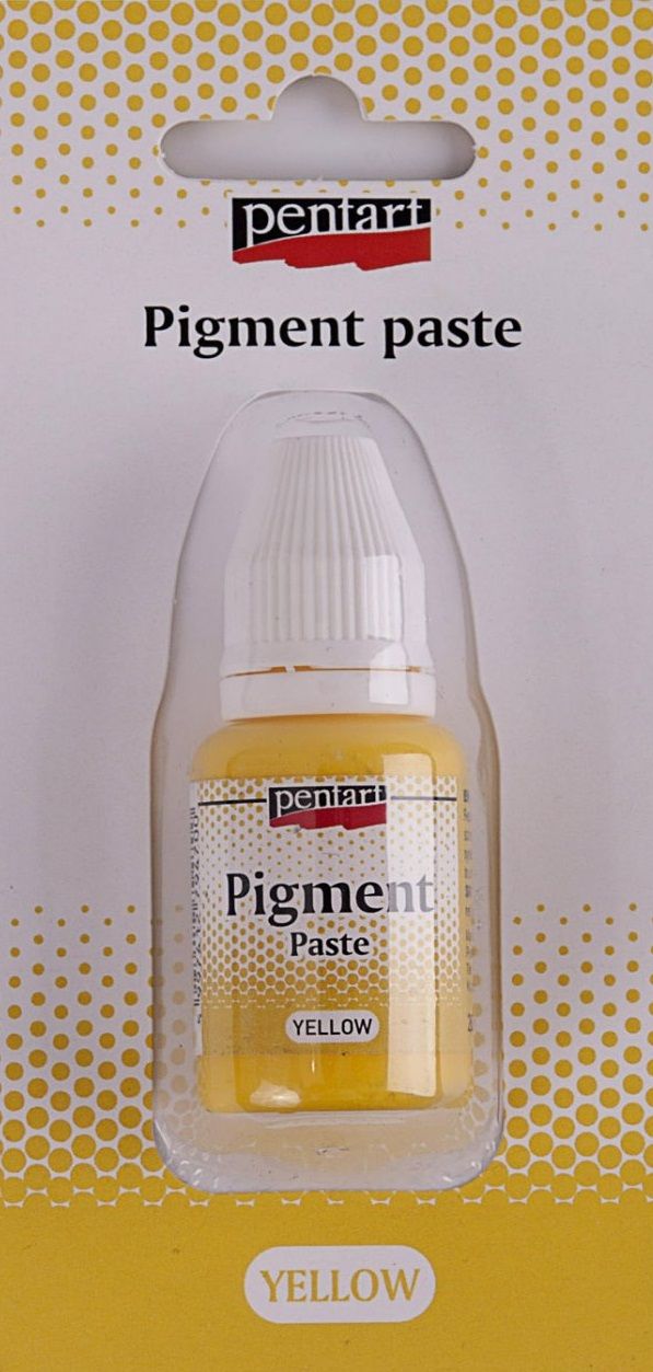 Pigmentová pasta Pentart 20ml - Žlutá E