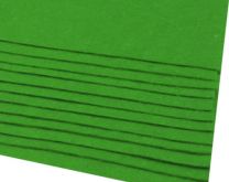 Plsť 20x30cm 0,9mm gramáž 180g/m2 - 1ks - Jarní zelená